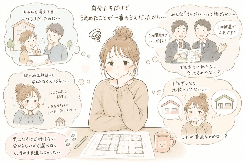家づくりに迷う女子の悩み